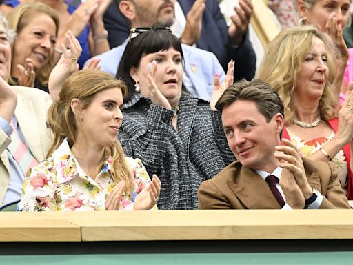 La princesse Beatrice et Edoardo Mapelli Mozzi, les amoureux en tribunes de Wimbledon