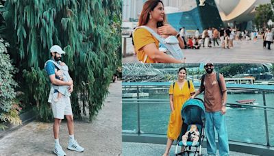 12th Fail actor Vikrant Massy melts hearts as he cradles son Vardaan in Singapore, take a look