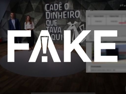 É #FAKE que Fantástico fez denúncia de corrupção em Coração de Jesus em 2024