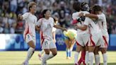 US women beat Germany 4-1 at Olympics and Canada tops France 2-1 amid drone-spying scandal