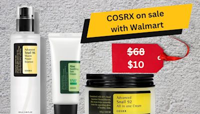 Walmart is having a sale on viral K-beauty brand COSRX for a limited time