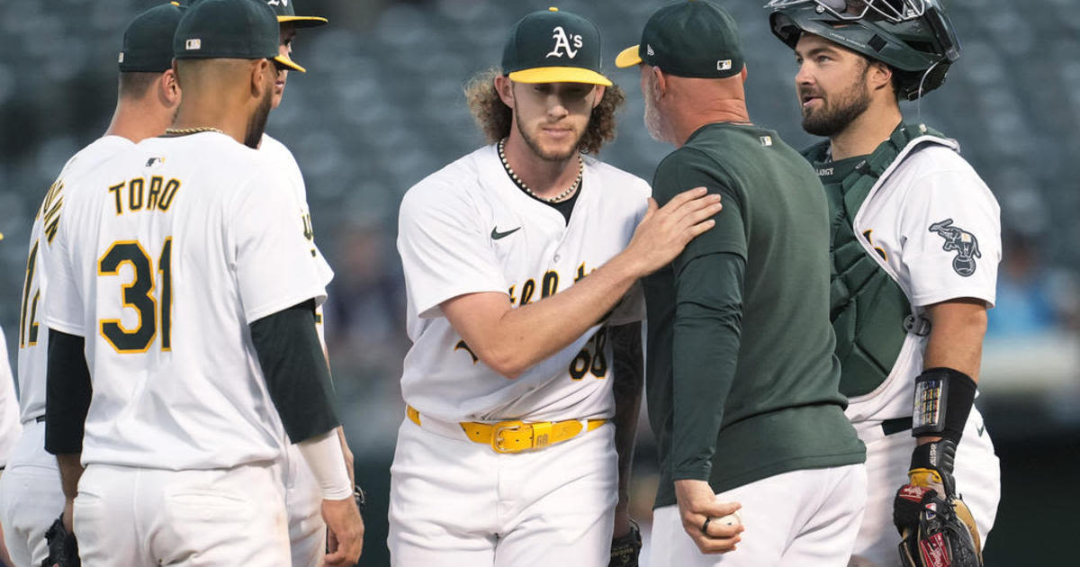 Joey Estes takes perfect game into 7th, Oakland A's beat Mariners 2-1