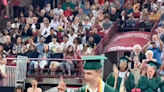 Paralyzed student takes inspiring steps during high school graduation to receive diploma