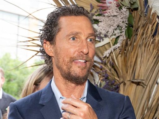 Matthew McConaughey's eye has fully closed over and it looks horrendous