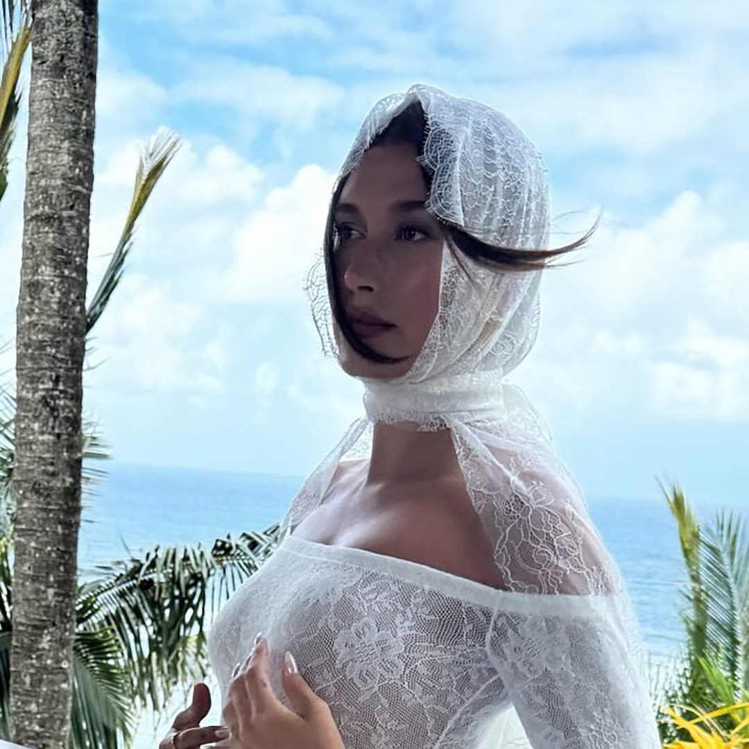 Pregnant Hailey Bieber Shares Behind-the-Scenes Photo From Her and Justin Bieber's Maternity Shoot - E! Online