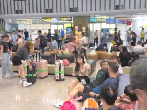 颱風影響航班交通 台鐵停駛、高鐵調整班次