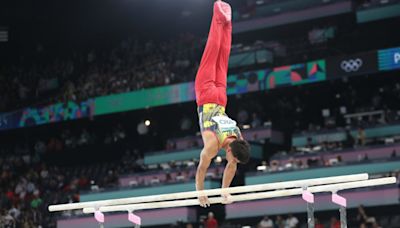 El gimnasta Ángel Barajas tuvo un lucido debut y clasificó a la final de barra fija