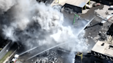 Crews extinguish fire at Redwood City metal recycling center