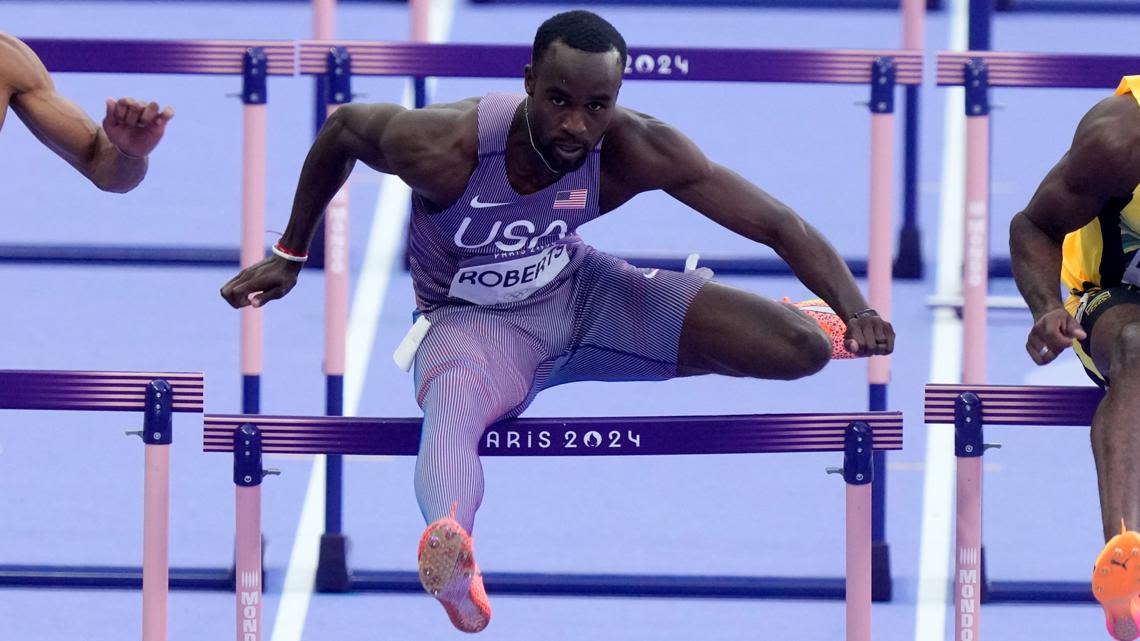 Metro Atlanta's Daniel Roberts books place in 110m hurdles final at Paris Olympics