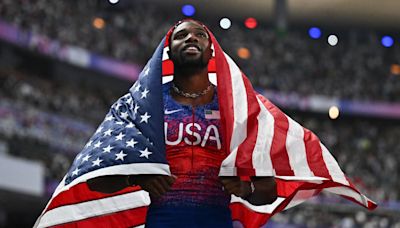 Hoops fans didn't forget about Noah Lyles' beef with the NBA after his jaw-dropping 100m win