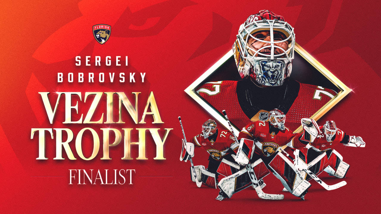 Florida Panthers Goaltender Sergei Bobrovsky Named Finalist for 2023-24 Vezina Trophy | Florida Panthers