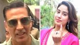 Lok Sabha Elections 2024: Akshay Kumar, Janhvi Kapoor, Farhan Akhtar, Sanya Malhotra, Rajkummar Rao & other Bollywood stars step out to vote in Mumbai 2024...