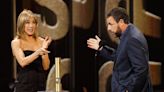 Jennifer Aniston Presents Adam Sandler With the People’s Icon Award at the 2024 People’s Choice Awards