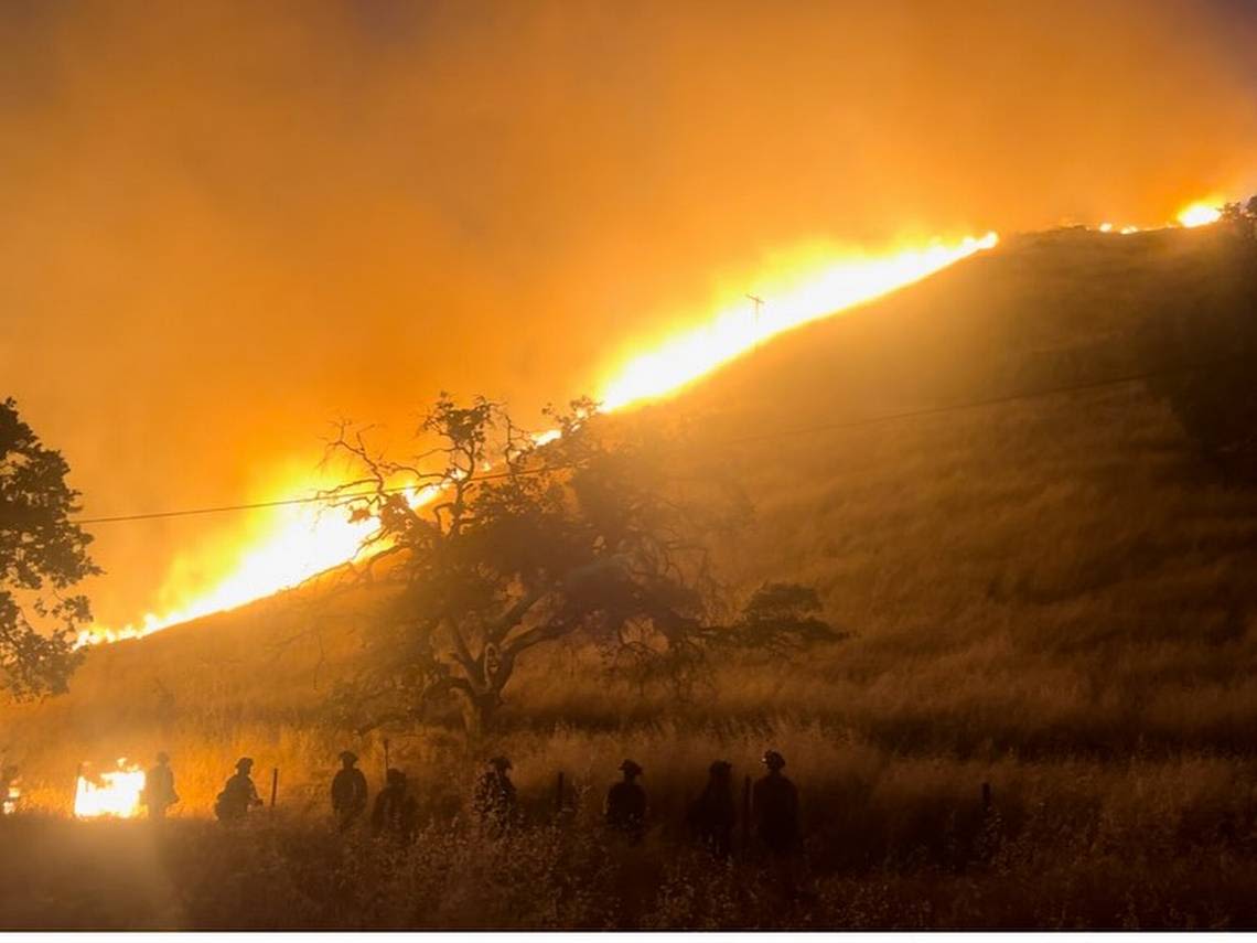 Multiple wildfires continue to burn in Fresno County. Power restored at Cat Haven