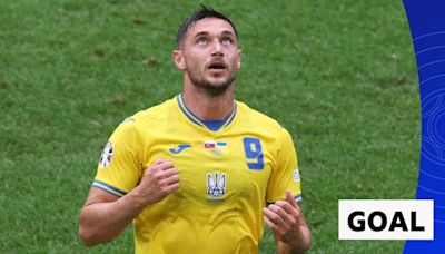 Euro 2024: Roman Yaremchuk gives Ukraine the lead against Slovakia