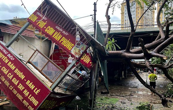 Family killed in landslide as Yagi hits Vietnam