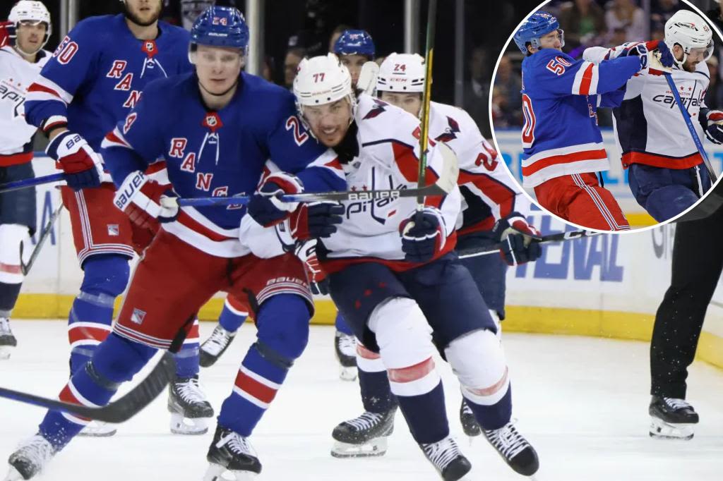 Rangers’ mettle on physical third line will be tested against Hurricanes