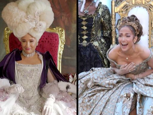 J.Lo Channels Queen Charlotte in Extravagant Gown for ‘Bridgerton’-Themed Birthday Bash