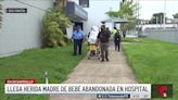 Madre de bebé abandonada en hospital habría sido golpeada por vecinas