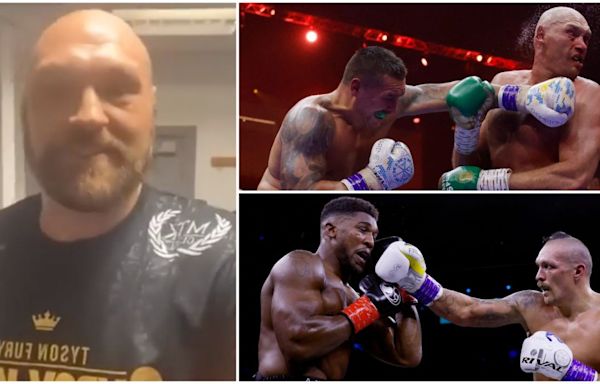 Tyson Fury's video message to Anthony Joshua after he lost to Oleksandr Usyk looks awkward now