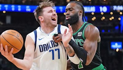 Celtics vs. Mavericks score: NBA Finals Game 1 goes to Boston as Jaylen Brown, Kristaps Porzingis shine