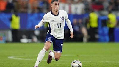 Why is Phil Foden NOT playing for England today?