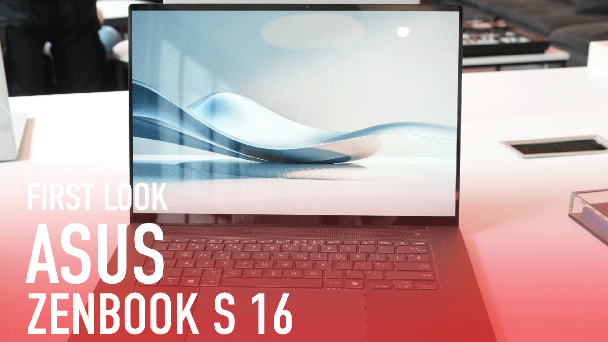 First Look: Asus Zenbook S 16, a Slick Creator Laptop With 'Strix Point' Power