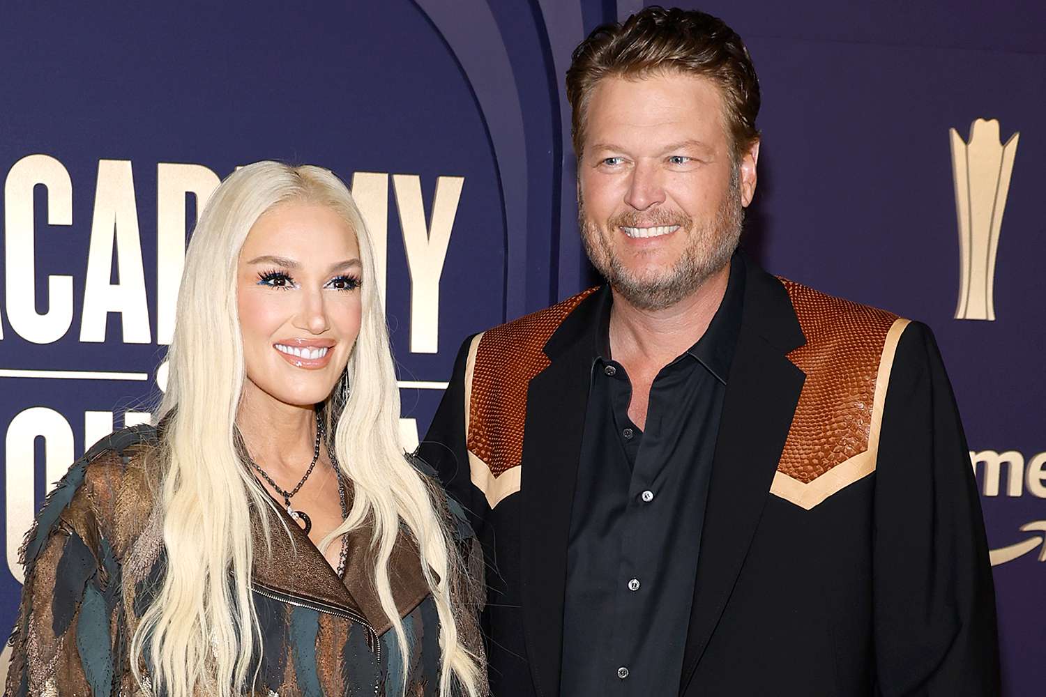 Gwen Stefani and Blake Shelton Have Glam Red Carpet Date Night at 2024 ACM Awards: See Their Looks!
