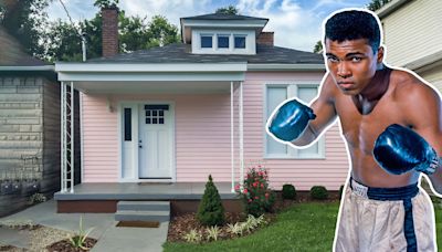 Muhammad Ali's pink childhood home now selling for staggering £1.1million