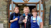 Deal Or No Deal star Noel Edmonds mocked for wearing odd shoes as he's spotted out at cafe
