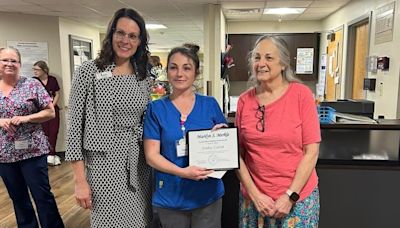 Wellspring Lutheran Services employee in Monroe earns caregiver award