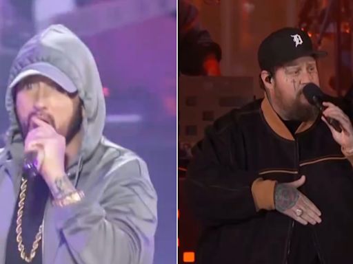 Eminem Debuts “Houdini,” Performs “Sing for the Moment” with Jelly Roll: Watch