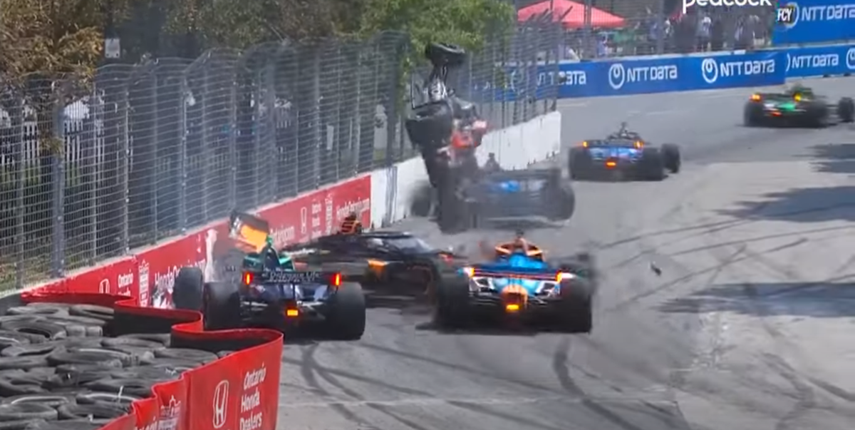 Pato O'Ward Praises Aeroscreen, Shames IndyCar After Terrifying Late Yellow at Toronto