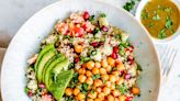 A nutrition expert shares her favorite gut-healthy recipe. The secret is cooked, cooled and reheated quinoa.