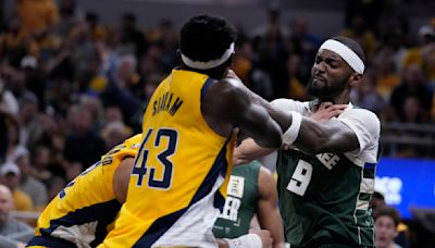 NBA playoffs: Shorthanded Bucks fall in 3-1 hole to Pacers after losing Bobby Portis to ejection