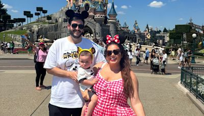 Scarlett Moffatt celebrates son Jude's first birthday by going on a family trip to Disneyland Paris