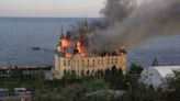 Five killed in Russian missile attack as Ukraine's 'Harry Potter castle' goes up in flames