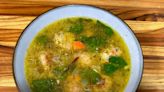 I made Ina Garten's Italian wedding soup, and it's perfect for a rainy spring day