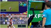 What is the new VAR technology that was used to rule out Romelu Lukaku's goal vs Slovakia