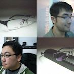 信義計劃 眼鏡 岡崎健司 光學眼鏡 日本製 厚板 鈦金屬 超輕 超薄 下無框 IP Titanium 可配 抗藍光 多焦