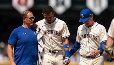 Mariners' Julio Rodríguez placed on 10-day IL due to high ankle sprain after crashing into outfield wall