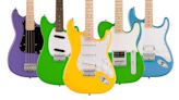 Squier treats its uber-affordable Sonic range to limited-edition colors – including the Jeff Beck-pioneered Graffiti Yellow
