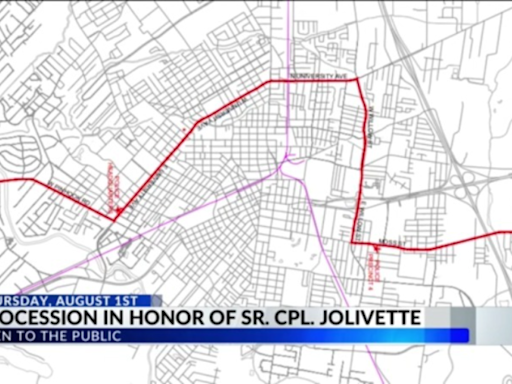 Funeral service, procession details for Lafayette Sr. Cpl. Segus Jolivette