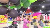 Penn softball team participates in Big Balloon Build popping party