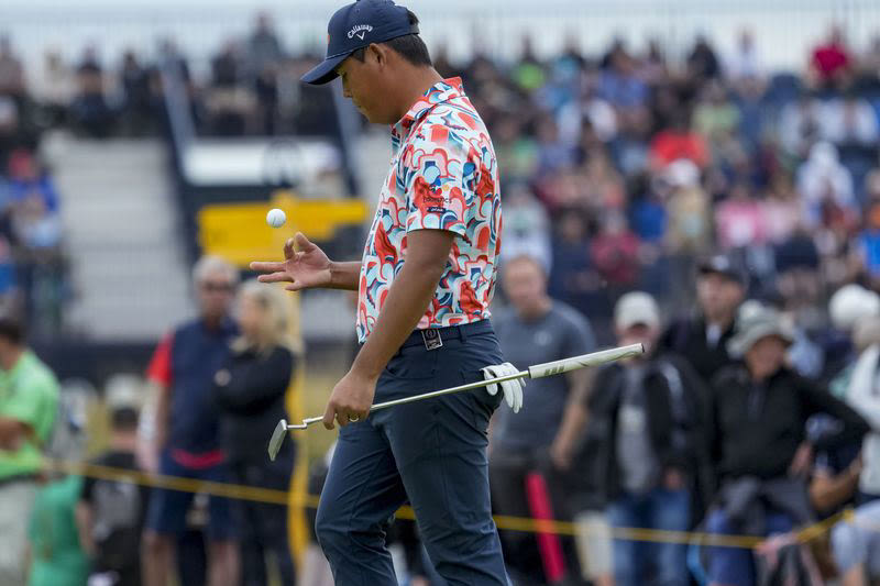 Golf-Kim hits longest hole-in-one in Open history