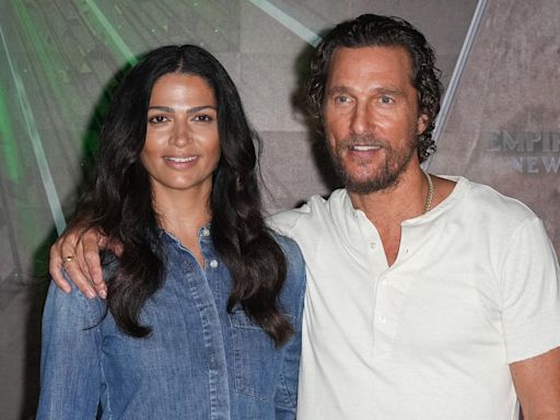 Matthew McConaughey Ditches His Pants to Grill Out With Wife Camila Alves in New Summer Photo