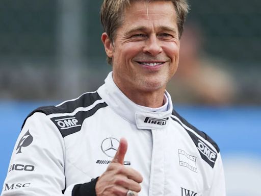 Brad Pitt: así luce el primer póster de “F1″, la nueva película donde interpretará a un piloto de carreras