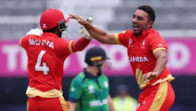 Canada shock Ireland for first win at a T20 World Cup