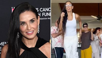 Demi Moore, 61, Shows Off Killer Bikini Body While on Tropical Vacation With Her Daughters: Photos