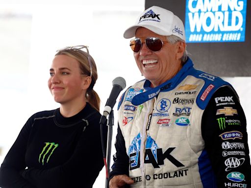 'A long road ahead': Brittany Force shares picture with father John Force after his fiery NHRA wreck